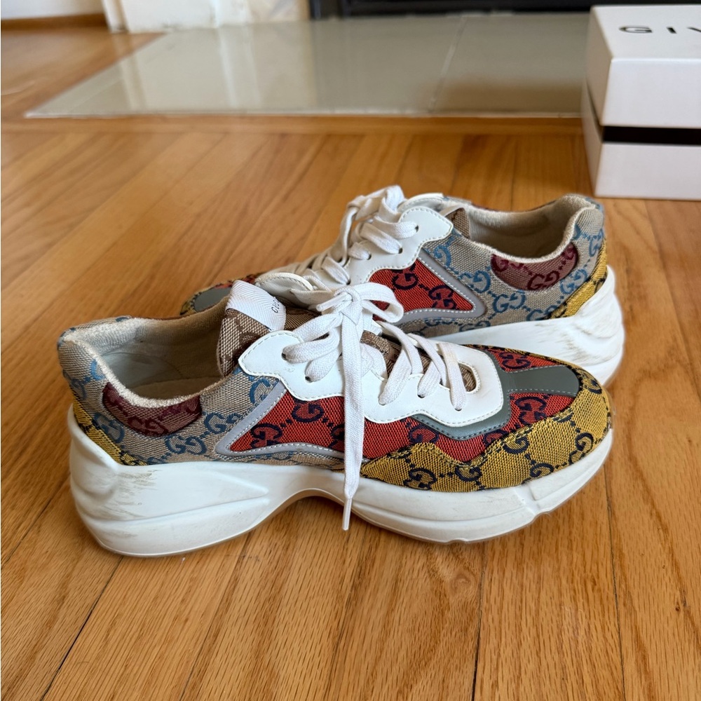 Gucci Multicolor Rhyton Sneakers - Picture 4 of 13